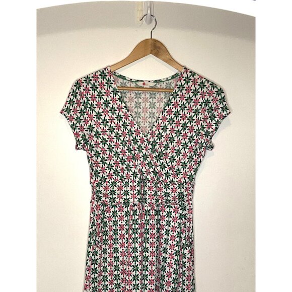 Boden Lola Floral Wrap Dress Women size 6P - Picture 4 of 12